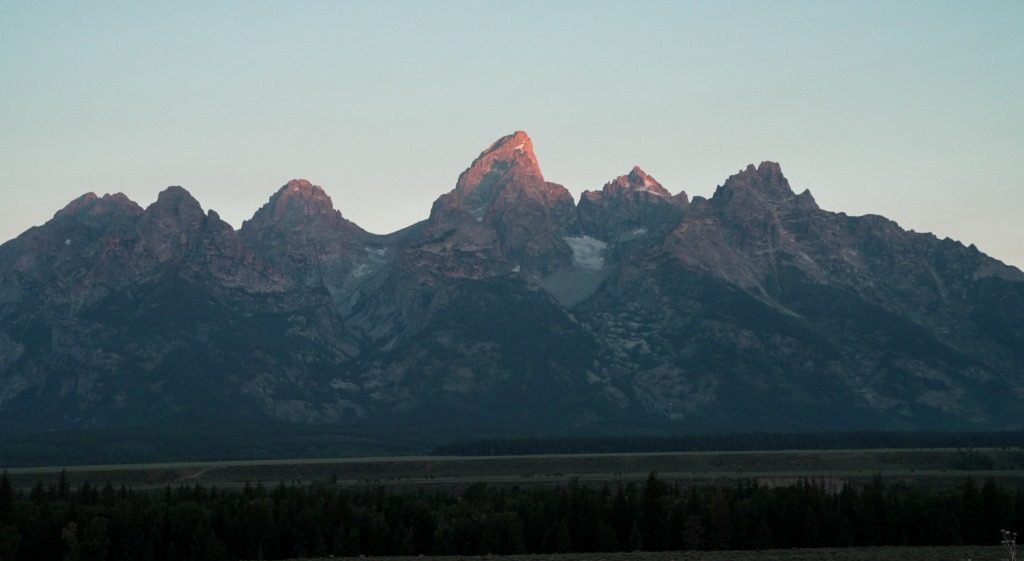 The Grand Teton from the valley